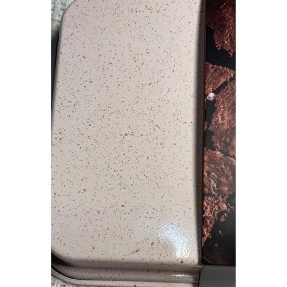 Master Class Brownie Pan 13 Inch Non Stick Heavy Gauge Steel‎ Pink Speckle